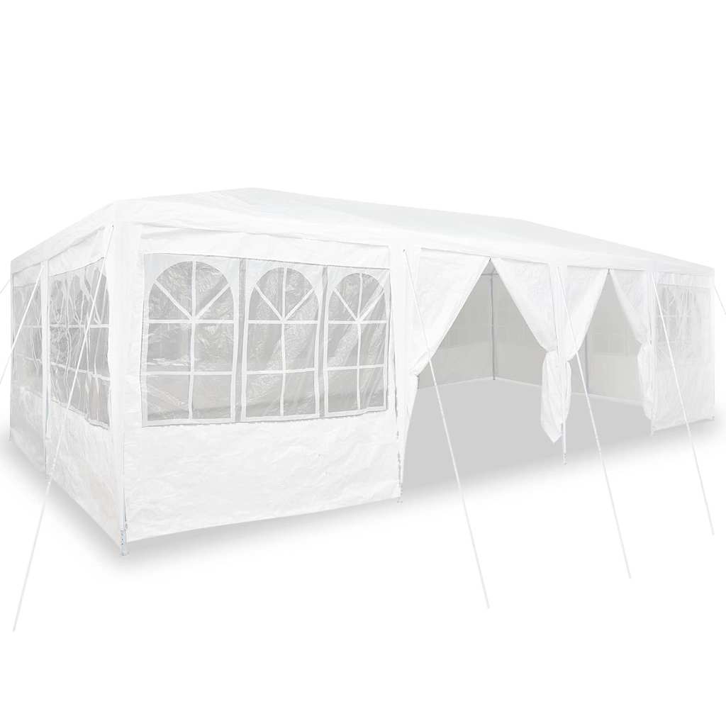 Party Tent White 800 x 400 x 266 cm Polyethylene