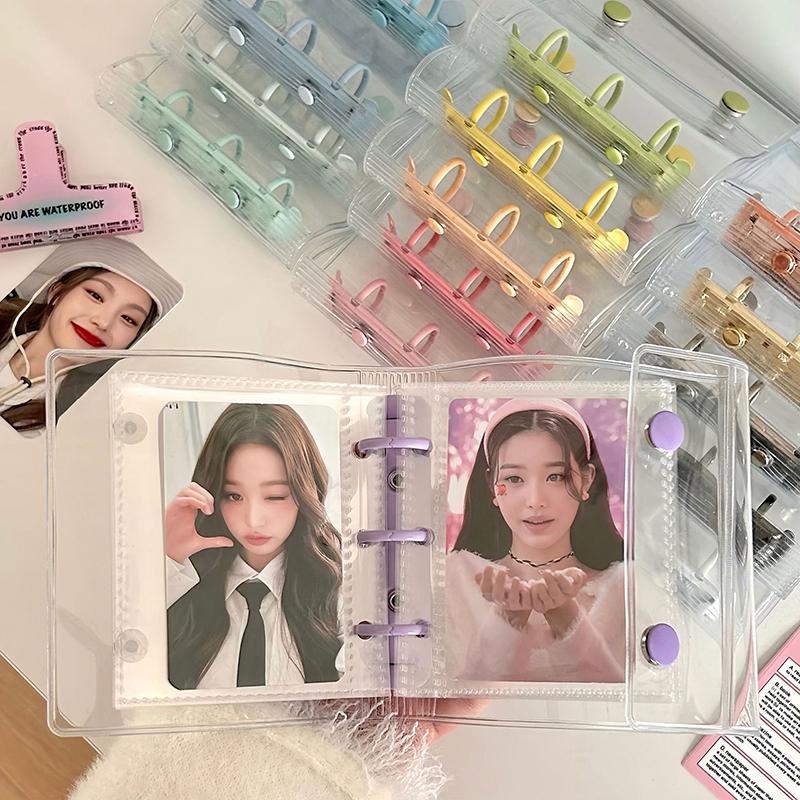 Переплет фотоальбом Kpop держатель для фотокарточек Idol Card Collect Book Переплет фотокарточек Kpop альбомы Kpop Card Binder