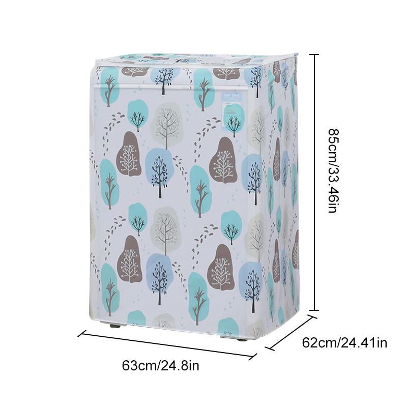 1PC Dryer Dust Cover Home Supplies Drum Waching Machine Cover Sunscreen Washing Machine Cover Transparent PEVA Waterproof