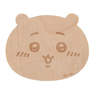 Деревянная подставка под кружку с официальной лицензией Chikawa, 9x8 см, Коричневая - Милый аниме-мерч, Товары для дома, Декор для кухни, CKW11-346