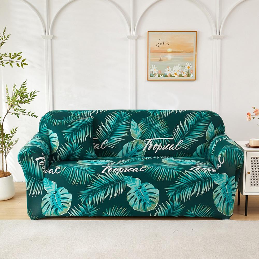 Эластичный диванный чехол с принтом Универсальный тянущийся протектор для дивана Защитник мебели