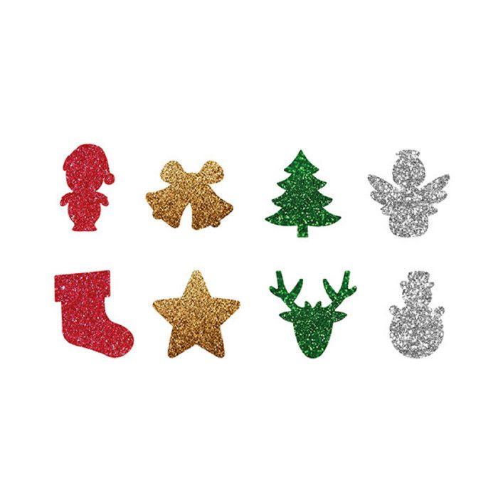 Gommettes autocollante en mousse Noël