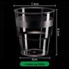 Jiaojin Disposable Hard Transparent Plastic Airline Cups