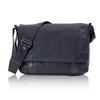 Doubles Crossbody Genuine Leather Shoulder A4 Navy Men's Bag, Size, VWE-1926,