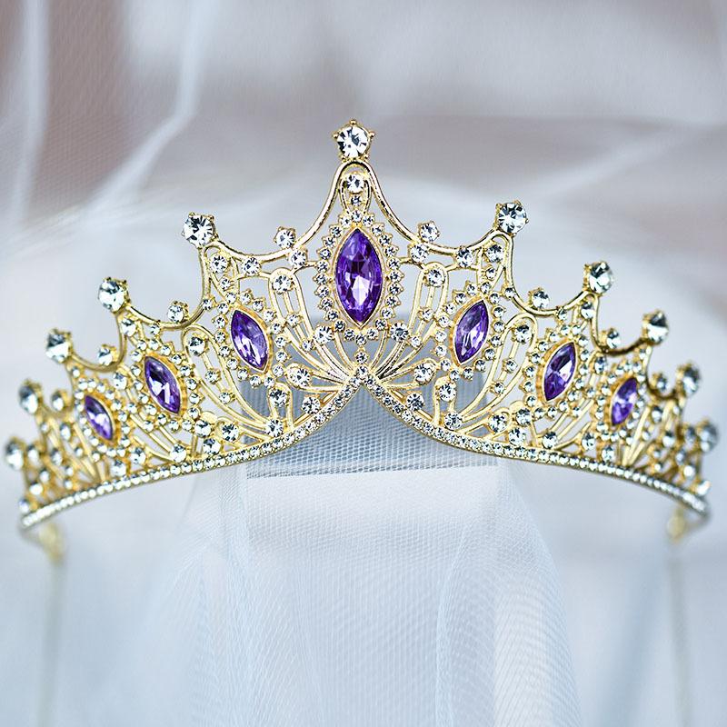 Свадебная корона Ободок Ободок Свадьба Корейский стиль День рождения Взрослый Подарок Хрустальная корона Платье принцессы Аксессуар для волос