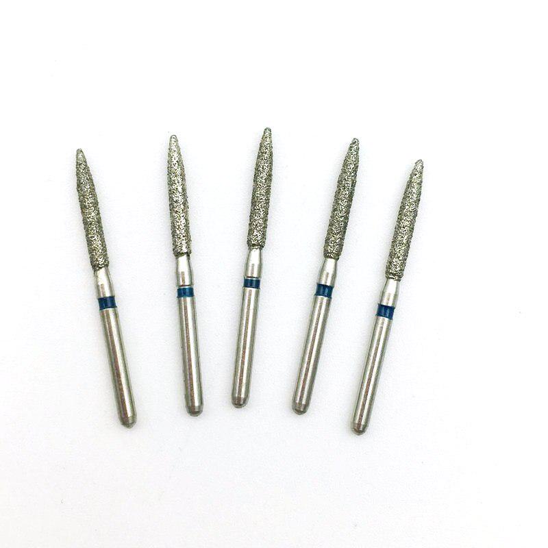 10 шт., стоматологические алмазные боры, высокоскоростные боры, средние стоматологические инструменты для полировки зубов для стоматолога FO-13
