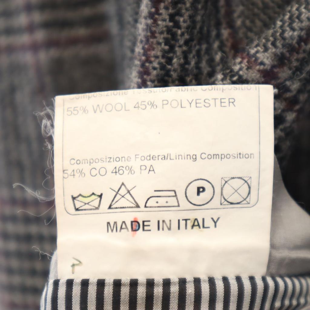 TAGLIATORE сделано в Италии Твидовый пиджак в клетку 50 Серый Мужской Б/У