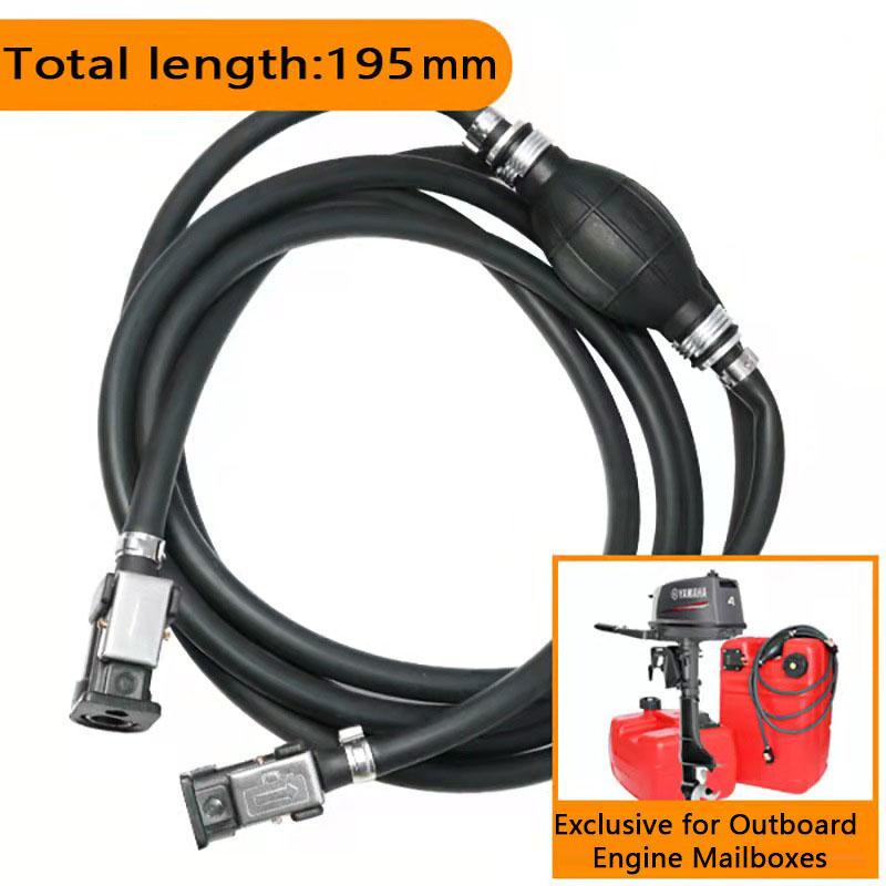 MZTI - Boat Outboard Fuel Hose Fitting Hand Pump - Compatible For Yamaha For Parsun For Hangkai Fuel Tank Connectors 3