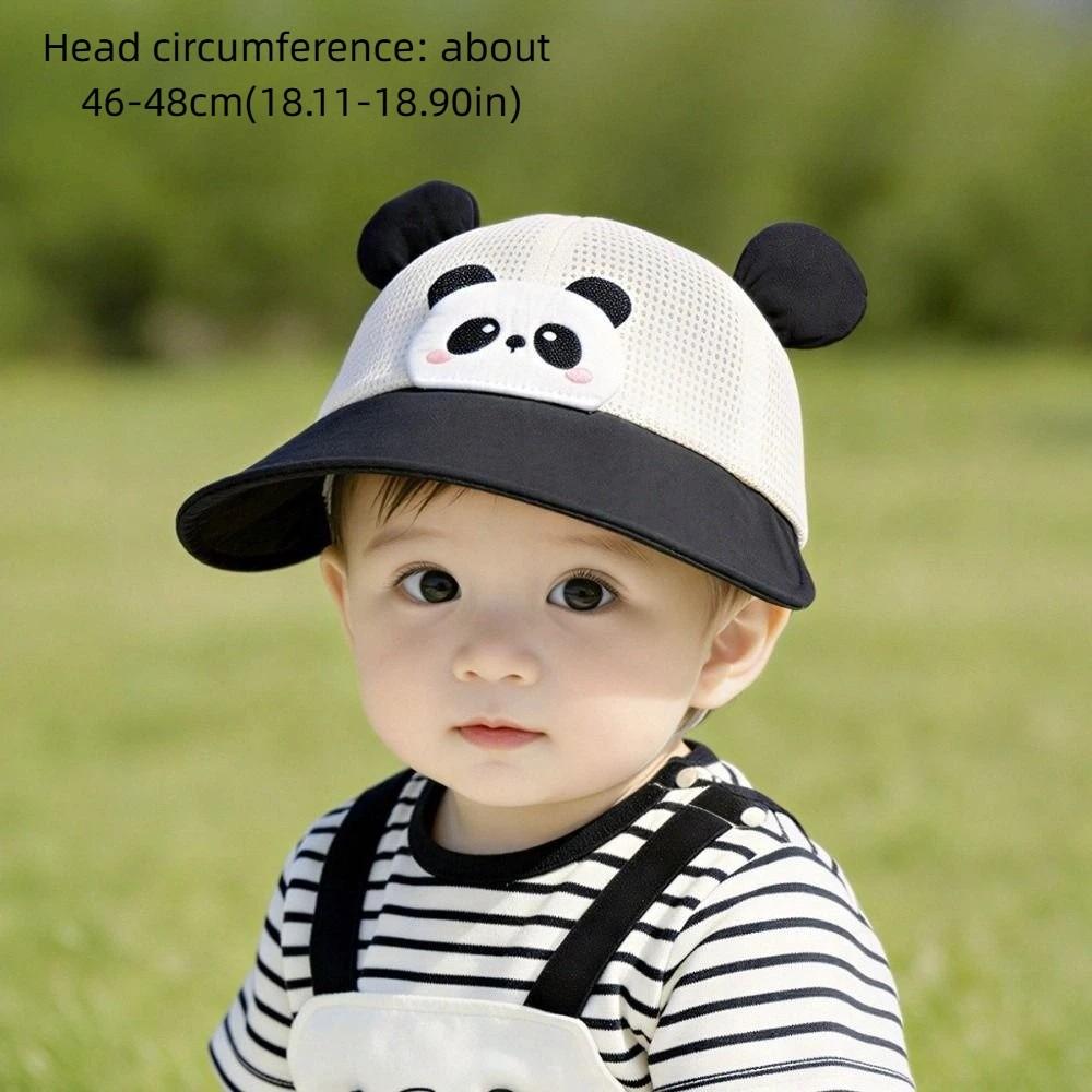 Foldable Mesh Breathable Baby Hat Adjustable UV Protection Kids Hat  for Summer Season