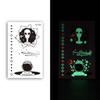 Little Sexy Cute Tattoo for Women Glowing Dark Taty Waterproof Fake Tatoo Luminous Tattoo Stickers Body Art Cartoon Tattoo