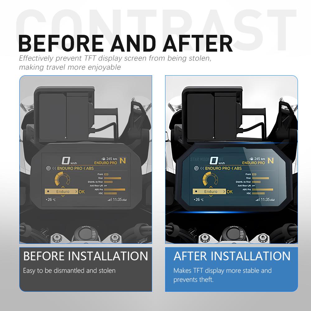 Для BMW F 900 GS F900GS 2023 2024 2025 Защита от кражи TFT F900 GS Аксессуары Кокпит Защитная пленка для экрана TFT