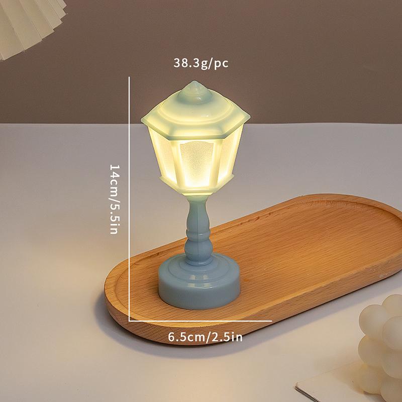 Dollhouse Table Lamp 1 12 Miniature Flower Bud Night Light Furniture Model for Home Decor Scene