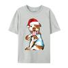Cute Christmas Pitbull Dog Tshirts Vintage Top Tshirts Tops  Tees New Arrival Cotton Printed On Party Unisexs