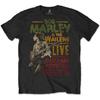 Bob Marley Rastaman Vibration Tour 1976 T-Shirt Black New