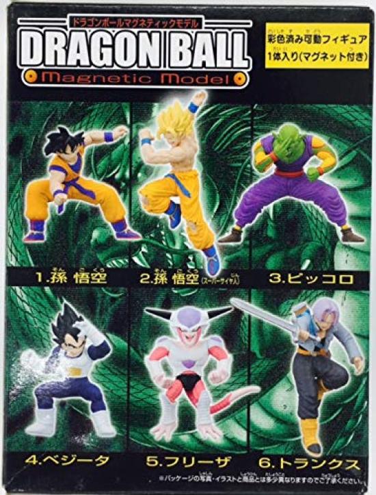 Dragon Ball Magnetic Model Complete Set of 6 2003 (Candy Toy) - - Bandai, [Discontinued Item]