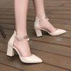 Fashion Summer Women Shoes Pointed Toe Pumps Dress High Heels Boat Wedding Tenis Feminino Side with Sandals Zapatos Mujer Wedding 2024