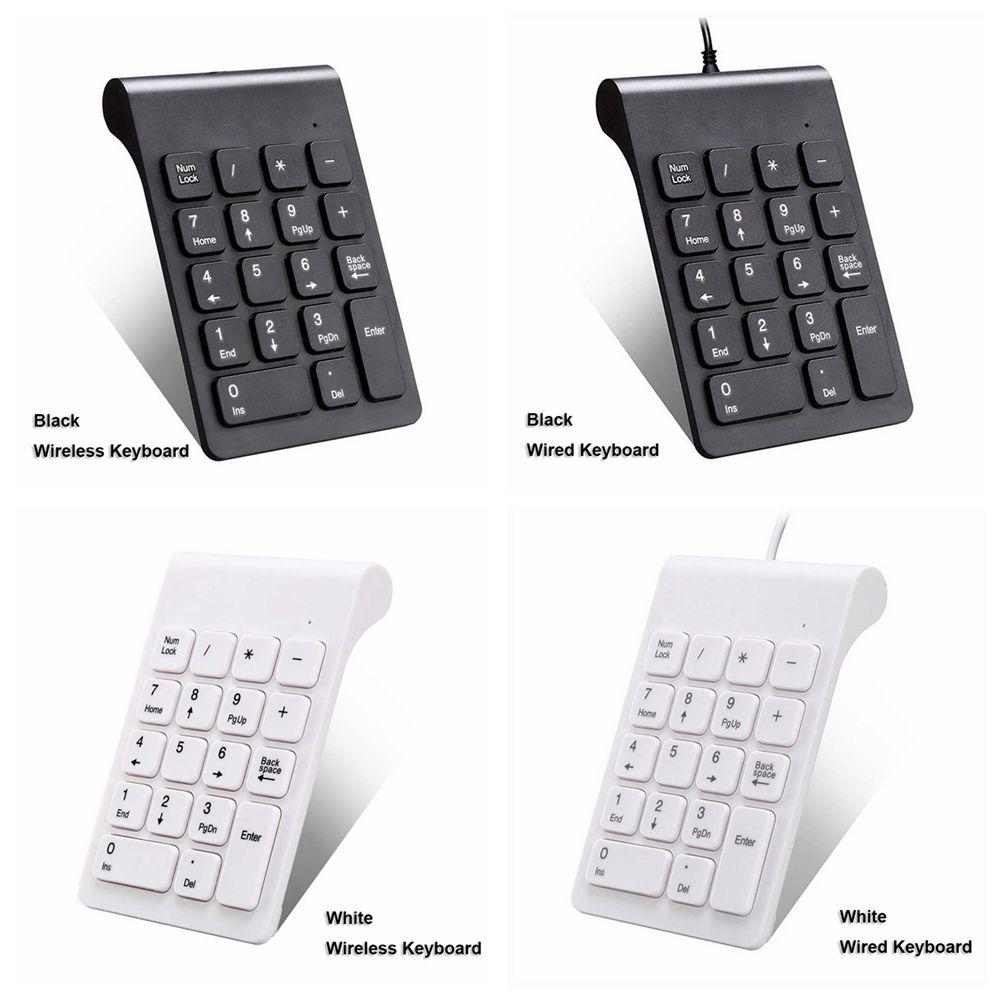 2.4G Portable Wireless Ultra-Thin Numeric Keypad 18 Keys Number Pad Digital Keyboard