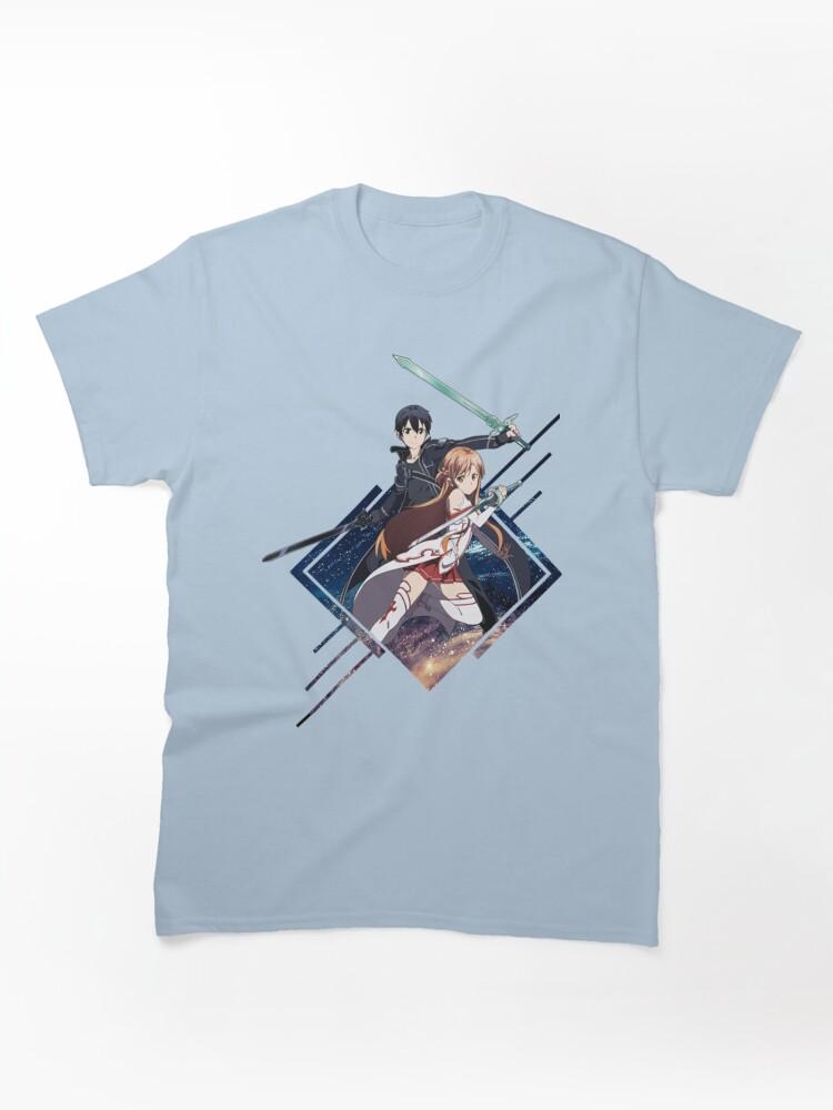 Sword Art Online Kirito?Asuna?S.A.O Classic Unisex T-Shirt