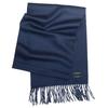 TAVARAT Cashmere Made In from Blanket Town Cashmere Men's Scarf, 100% Cashmere, Japan, Brushed, (Navy)