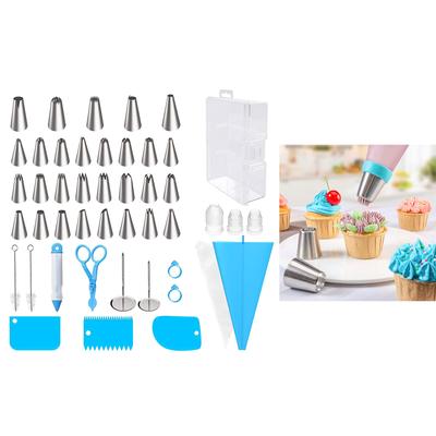 Большая насадка для крема 54 шт. нержавеющая сталь наконечник для крема размер инструмента для кексов принадлежности для домашней кухни пекарни выпечка сделать