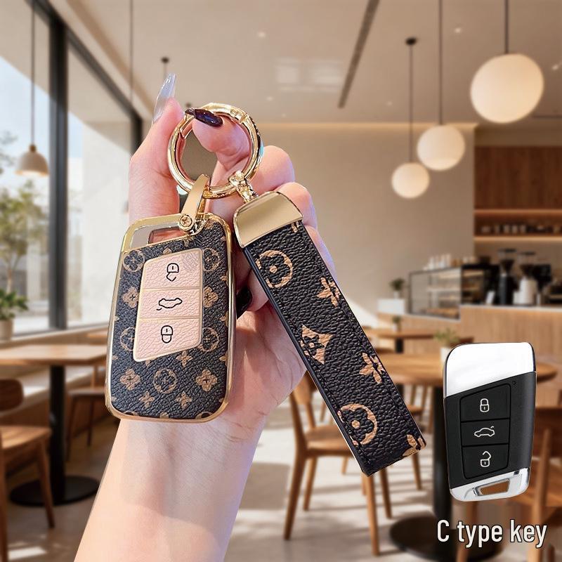 Volkswagen & Range Rover Key Cover for Tiguan, Lavida, Magotan, Sagitar, T-Roc, Teramont, Tayron, Passat