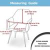 1 шт. эластичный флисовый чехол для стула, эластичный однотонный чехол для высокого кресла, моющийся противоскользящий чехол для сиденья для офиса, свадьбы