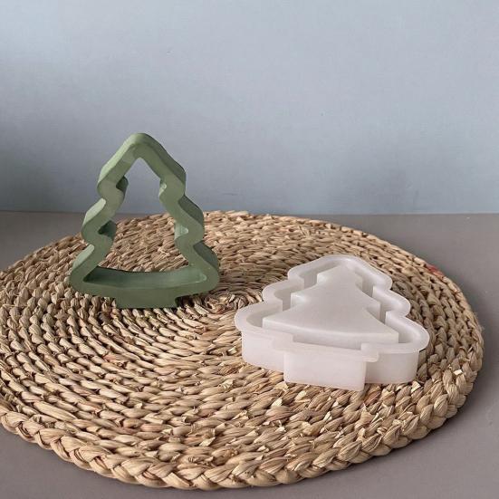 1/3 шт. Силиконовая форма для рождественской елки, сделай сам, ручная работа, полая форма для рождественского украшения, форма для поделок, форма для литья гипса, цемента, эпоксидной смолы