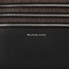 Michael Kors Кожаная клатч-сумка с логотипом Mk, средняя, мужская, черная, темно-коричневая 36H1LGFU2L-201