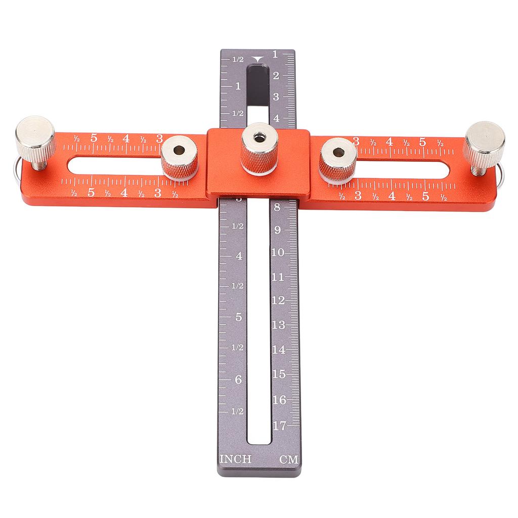 Локатор для установки дюбелей на фурнитуру для шкафов, регулируемая высота, алюминиевый сплав, отверстие для ручки шкафа с 2