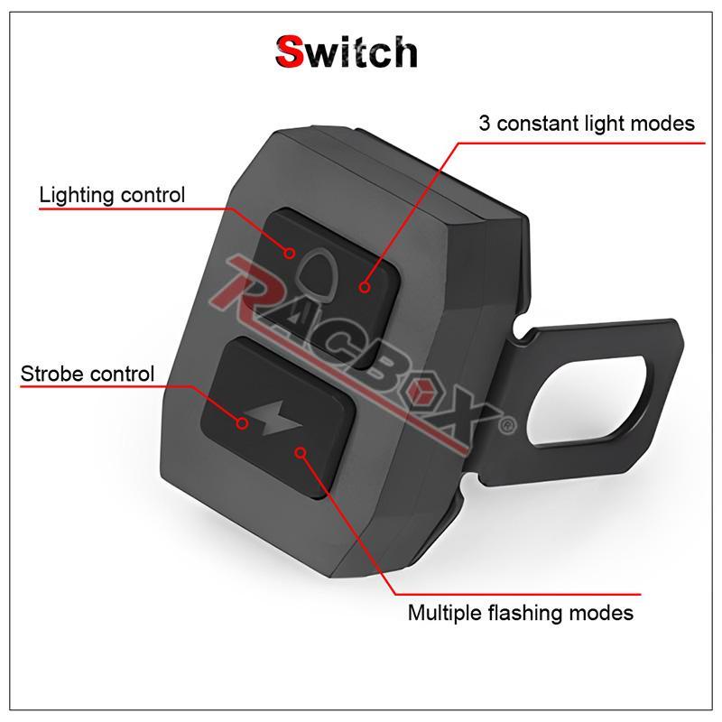 12V Flash Relay Cable Car Motorcycle LED Fog Lights Wire Harness On/Off Remote Control Switch Fog Lamp Spotlights High Low Light