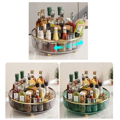 Органайзер для вращающегося стола Lazy Susan, вращающийся органайзер для шкафа, кухни, кладовой, обеденного стола, столешницы, туалетного столика, вращающийся контейнер для хранения продуктов