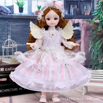 30 см Детская невинность Кукла Барби 3D Real Eye 23 Шарнира 6 Точек Bjd Принцесса Маленькая Девочка Детские Игрушки Оптовая