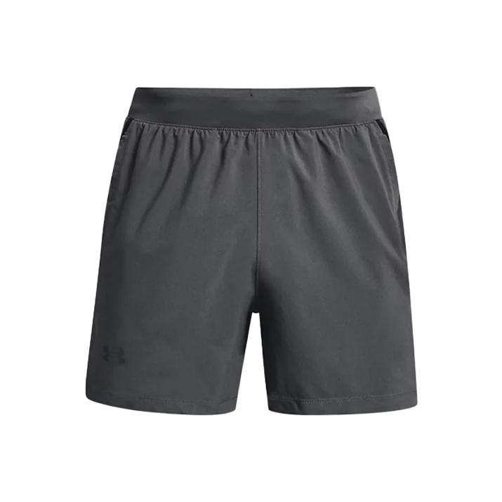 Under Armour Тканые свободные шорты для бега и тренировок, мужские шорты серые 1361492-012