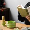 Ceramic Matcha Bowl Smooth Tea Salad Soup Bowl Portable Tea Ceremony Tool  for Tea Set Accessories
