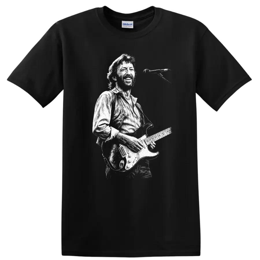 Eric Clapton Rock Legends T Shirt Guitar Music Tribute Tee Vintage Style