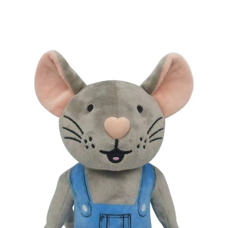 New If You Give A Mouse A Cookie Plush Toy Pink Pig Mouse Children's Picture Book Toy