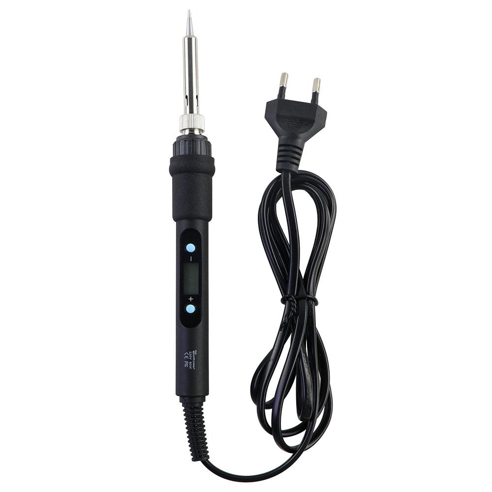 80W 220V/110V LCD Digital Display Temperature Adjustable Electric Soldering Iron Tip Tin Repair Tool
