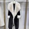 2025 New Fur and Mink Fur Loose Jacket Mid To Long Length