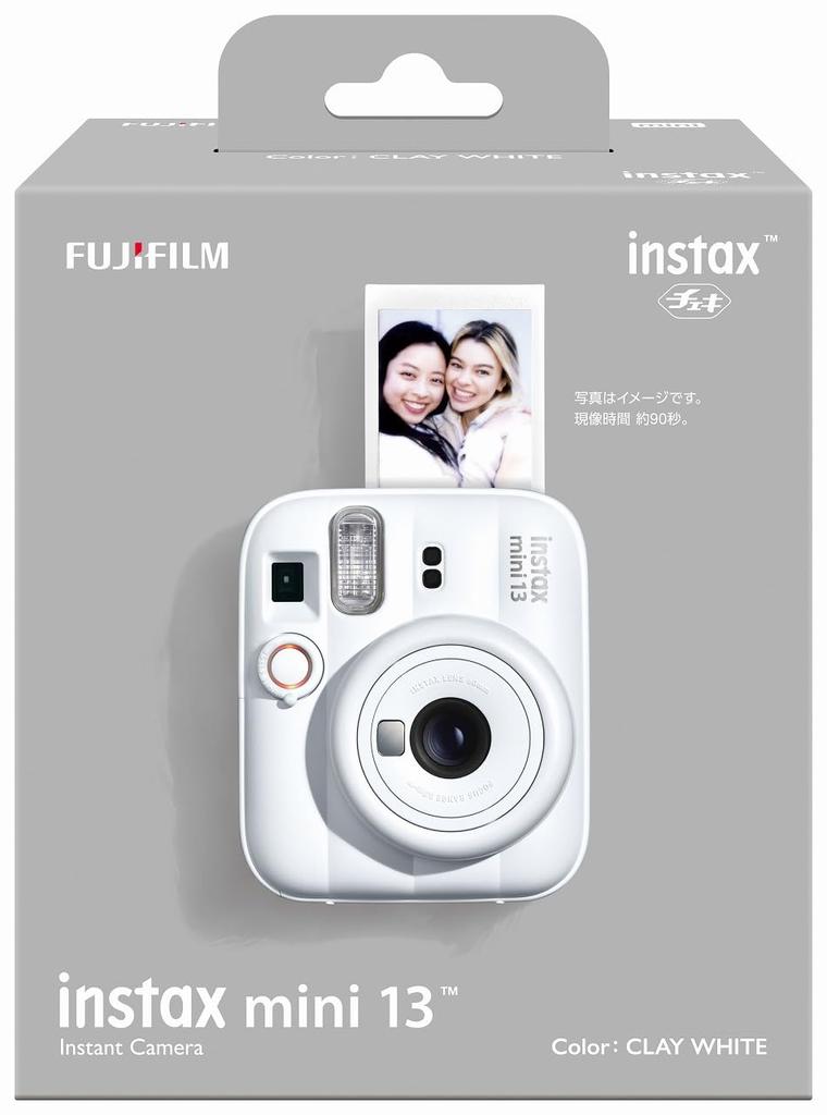 Fujifilm Instax Mini 13 Мгновенная камера Clay White MINI 13, (INS БЕЛЫЙ)