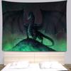 Свирепый дракон подвесная ткань офис гостиная гобелен украшение на стену дома гобелен