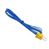 5pcs Blue K Type Thermocouple 2M Mini-Connector Probe Sensor  Oven and Furnace