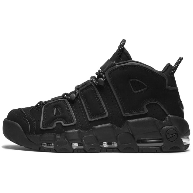 Nike Air More Uptempo Черный Светоотражающий 2018 Винтажный Баскетбол 414962-004