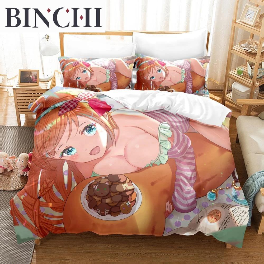 3D Печать Аниме Princess Connect Re Dive Комплект Постельного Белья Односпальный Двуспальный Полный Queen King Размер Взрослый Мальчик Спальня Пододеяльник