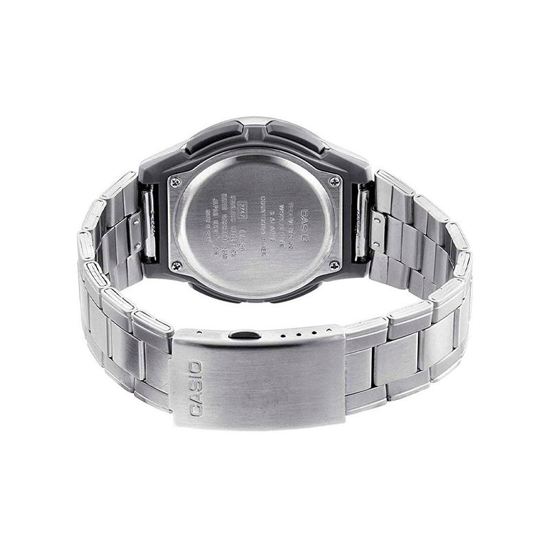 Casio Серия YOUTH - Дисковый двойной дисплей Десять лет питания Указатель Цифровой двойной дисплей Многофункциональный Кварцевый механизм Стальной ремешок AW-80D-2A2021