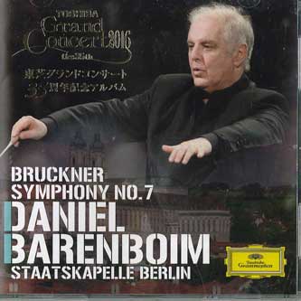 CD STAATSKAPELLE BERLIN, BARENBOIM - Bruckner Symphony No.7 PROC1933 UNIVERSAL Japan Classical Used