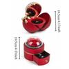 Engagement Ring Finger Ring Box Eternal Rose Wedding Ring Case Magnetic Bow Jewelry Box  Girlfriend