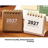 Standing Base 2027 Desk Calendar Mini Flip Calendar New Mini Calendar  Daily Planning