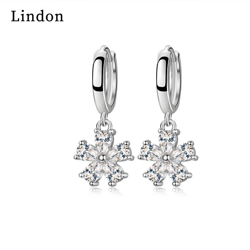 Lindon Copper Alloy Zircon Earrings Drop Earrings For Women Wedding Party Gifts