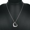 TIFFANY&Co. Open heart Necklace Elsa Peretti Silver925 8.6g Women Used