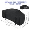 Winch Dust Cover UV Protection Adjustable Straps Oxford Waterproof Winch Accessories For Snow Automobile Automotive Car Outdoor